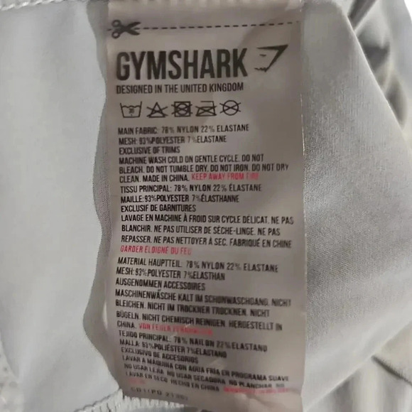 Gymshark Compression Run Tights Grey Size Small - Picture 4 of 4